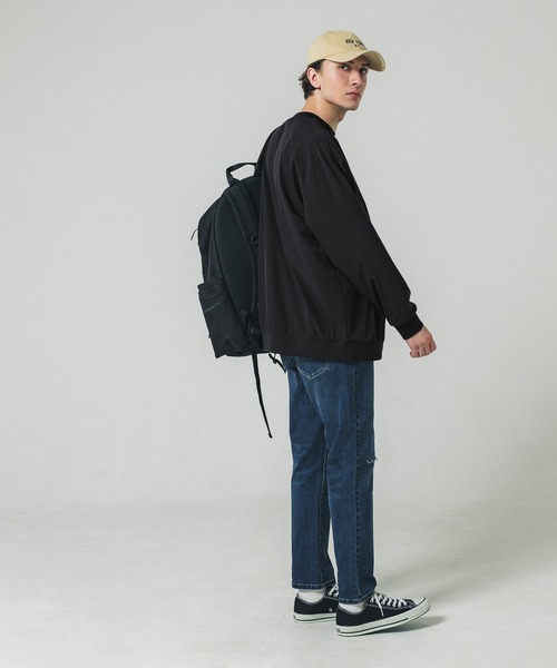 coca(coca)(コカ)の「メンズ4wayストレッチクルーネックトップス(Tシャツ/カットソー・メンズ・ネイビー/グレー/ブラック/カーキ・L/M)」の9枚目の写真