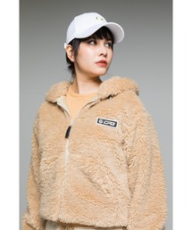 CPG GOLF クロップド丈 ボアジップパーカー CPG GOLF（シーピージーゴルフ）の「クロップドフェイクファーブルゾン