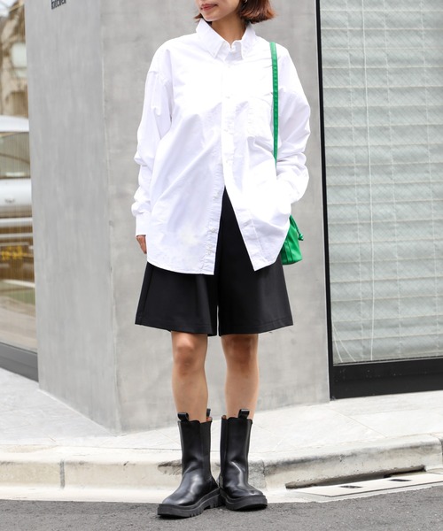 United Athle(ユナイテッドアスレ)の「【United Athle】オックスフォード ルーズフィット BD ロングスリーブ シャツ 1267(シャツ/ブラウス・メンズ・ブルー/ホワイト・L/XL/M)」の19枚目の写真