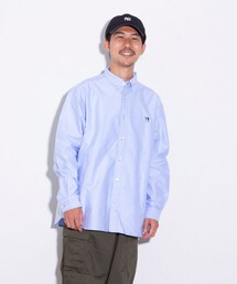 GLOSTER | 【GLOSTER/グロスター】BOY ASTLAD オーバールーズボタンダウンシャツ (無地/チェック)(シャツ/ブラウス)