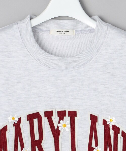 keboz フリークスストア スウェット　ビッグ刺繍ロゴ　ホワイト　XL keboz フリークスストア スウェット ビッグ刺繍ロゴ ホワイト XL