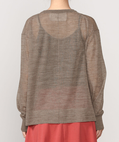 ADAWAS（アダワズ）の「ADAWAS | セミシアー クルーネックニット WOMEN