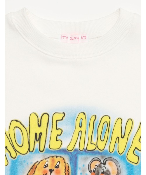 Little sunny bite(リトルサニーバイト)の「【8】【little sunny bite x anna hofmann】 Home alone sweat top(スウェット・レディース・ブルー/ホワイト・SMALL)」の6枚目の写真