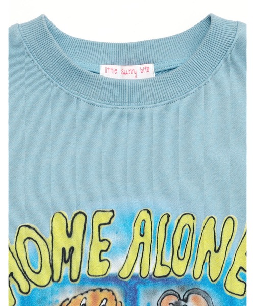 Little sunny bite(リトルサニーバイト)の「【8】【little sunny bite x anna hofmann】 Home alone sweat top(スウェット・レディース・ブルー/ホワイト・SMALL)」の13枚目の写真