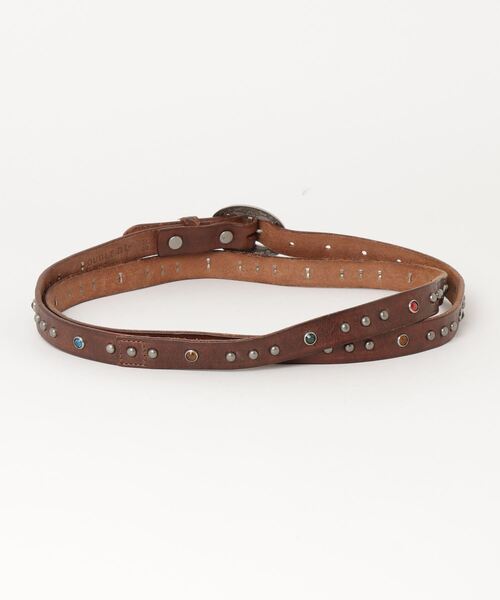 RRL(ダブル アール エル)の「ツールド レザー ダブルラップ ベルト(ベルト・レディース・ブラウン・L/M/S/XS)」の5枚目の写真