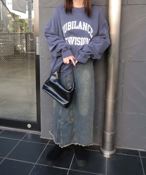 WEGO（ウィゴー）の「WEGO/フェイクムートンブーツ（ブーツ・レディース・ベージュ/ブラック・LARGE/MEDIUM）」の15枚目の写真