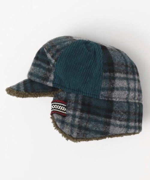 チャイハネ(チャイハネ)の「【チャイハネ】バフチフライトキャップ(キャップ・レディース・ブラウン/レッド/ブルー・FREE)」の4枚目の写真