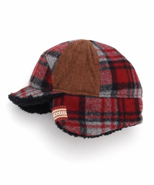 チャイハネ(チャイハネ)の「【チャイハネ】バフチフライトキャップ(キャップ・レディース・ブラウン/レッド/ブルー・FREE)」の7枚目の写真