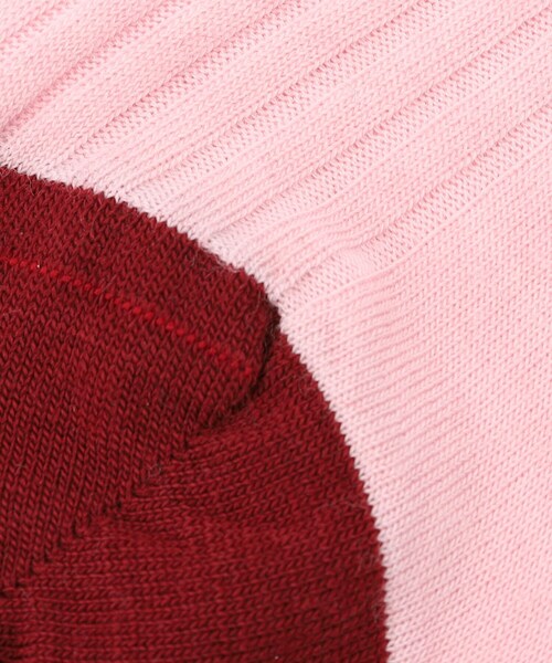 Pantherella（パンセレラ）の「◆PANTHERELLA （パンセレラ） wool heel toe sox（ソックス/靴下・レディース・ライトグレー系4/ピンク系9・00）」の5枚目の写真