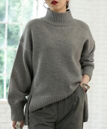 coen（コーエン）の「ハイネックワイドシルエットニット（WEB限定カラー）（ニット/セーター）」