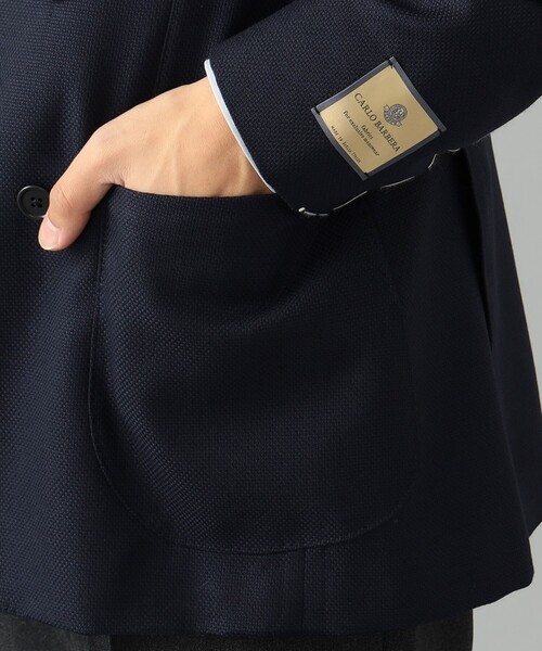 BEAMS F ウールネイビー ダブルブレストジャケット48 最終値下げ