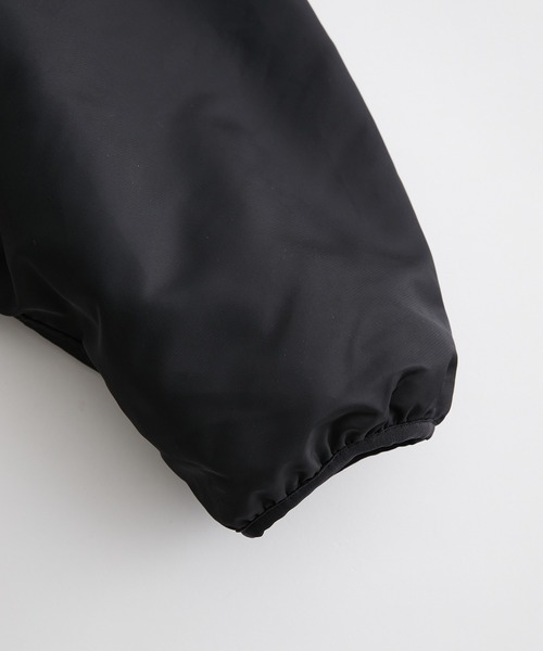 ADAM ET ROPE'（アダムエロペ）の「【WEB限定】《ナイロン×フリース》ハイブリッド リバーシブル ブルゾン / M-65 / モッズコート / フリースジャケット / ユニセックス（モッズコート・メンズ・ブラック/グリーン系その他・L/M）」の10枚目の写真