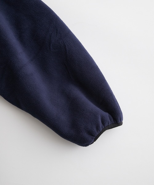 ADAM ET ROPE'（アダムエロペ）の「【WEB限定】《ナイロン×フリース》ハイブリッド リバーシブル ブルゾン / M-65 / モッズコート / フリースジャケット / ユニセックス（モッズコート・メンズ・ブラック/グリーン系その他・L/M）」の11枚目の写真