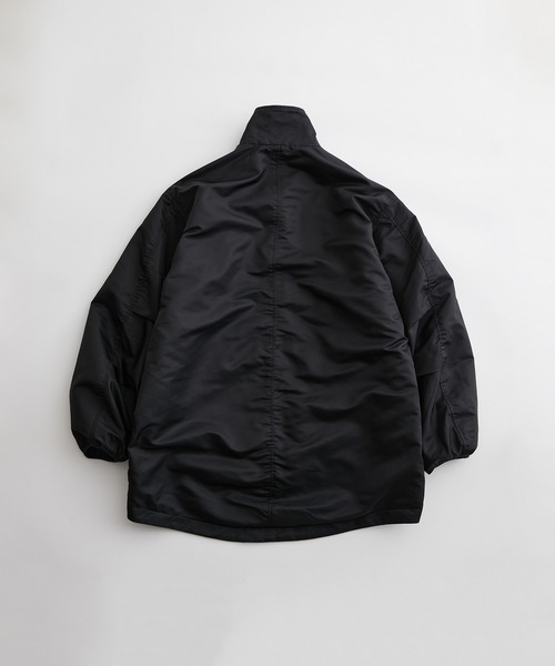 ADAM ET ROPE'（アダムエロペ）の「【WEB限定】《ナイロン×フリース》ハイブリッド リバーシブル ブルゾン / M-65 / モッズコート / フリースジャケット / ユニセックス（モッズコート・メンズ・ブラック/グリーン系その他・L/M）」の12枚目の写真