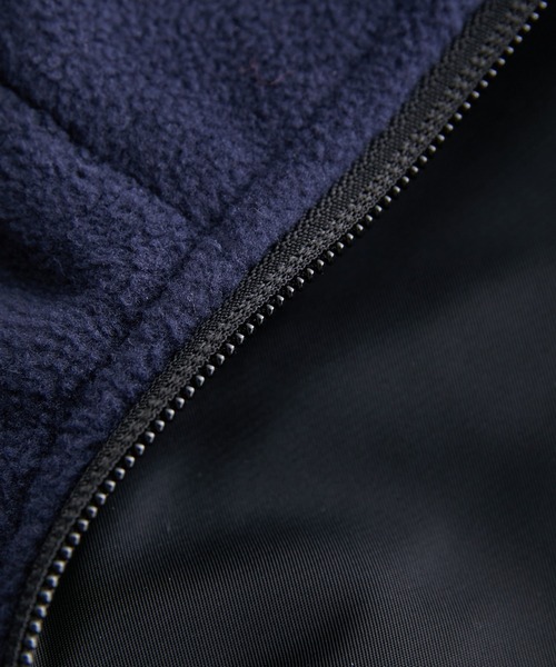 ADAM ET ROPE'（アダムエロペ）の「【WEB限定】《ナイロン×フリース》ハイブリッド リバーシブル ブルゾン / M-65 / モッズコート / フリースジャケット / ユニセックス（モッズコート・メンズ・ブラック/グリーン系その他・L/M）」の14枚目の写真