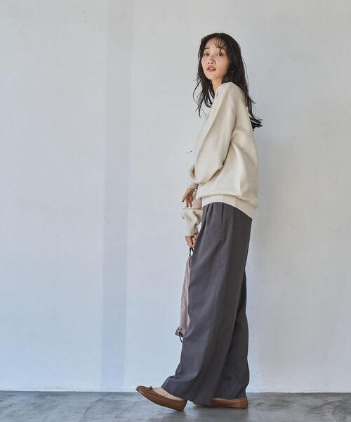 coen(コーエン)の「ポロニットプルオーバー(ニット/セーター・レディース・ダークグレー/クリーム/ブラック/オフホワイト・M/L)」の8枚目の写真