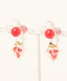 【Mermaid Pink】推し色いちごピアス(MA)