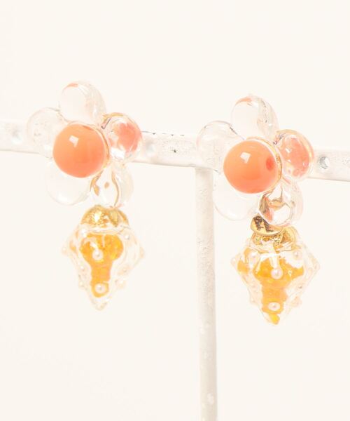 tone(トーン)の「【Mermaid Pink】推し色いちごピアス(MA)(ピアス(両耳用)・レディース・ピンク/ホワイト/イエロー/ブルー/オレンジ/ブラック/パープル/グリーン/レッド・FREE)」の9枚目の写真
