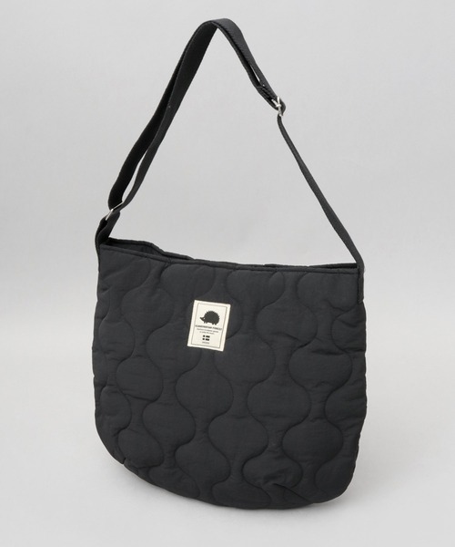 SCANDINAVIAN FOREST（スカンジナビアン・フォレスト）の「軽量 キルティング バルーン ショルダーバッグ（ショルダーバッグ・レディース・ブラック/オフホワイト・FREE）」の4枚目の写真