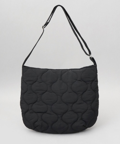SCANDINAVIAN FOREST（スカンジナビアン・フォレスト）の「軽量 キルティング バルーン ショルダーバッグ（ショルダーバッグ・レディース・ブラック/オフホワイト・FREE）」の9枚目の写真