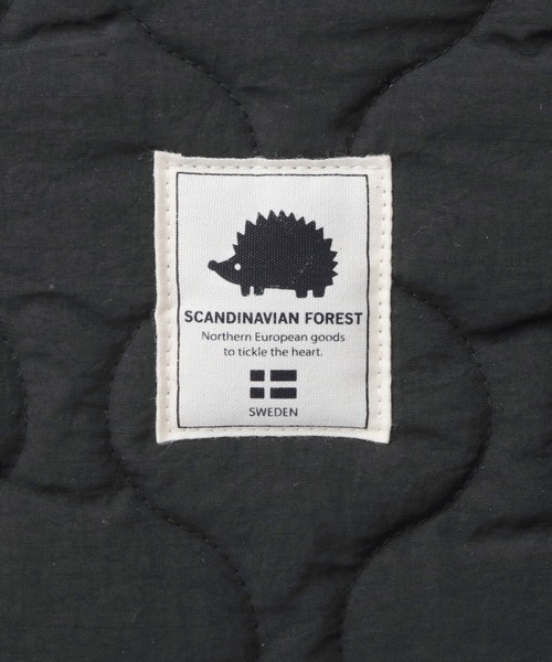 SCANDINAVIAN FOREST（スカンジナビアン・フォレスト）の「軽量 キルティング バルーン ショルダーバッグ（ショルダーバッグ・レディース・ブラック/オフホワイト・FREE）」の21枚目の写真