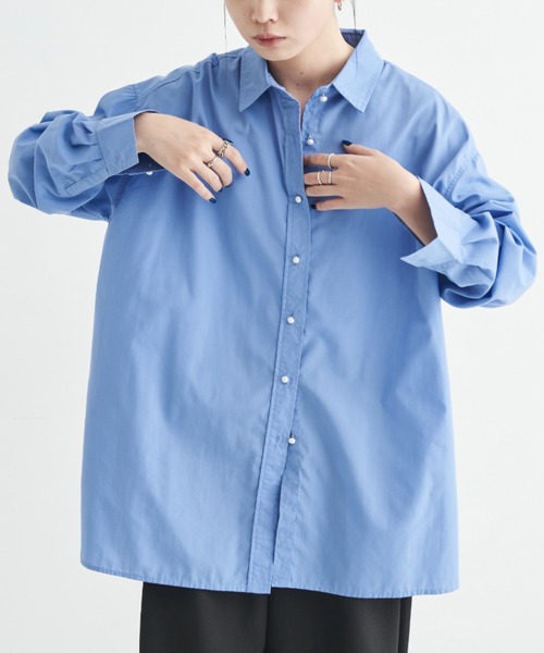 極美品/近年】エストネーション パールボタン ブラウス オーバー
