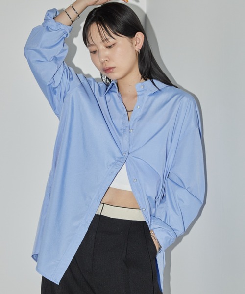 極美品/近年】エストネーション パールボタン ブラウス オーバー