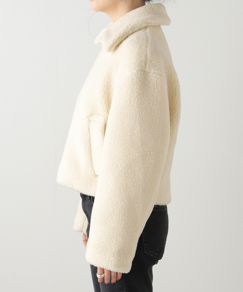 Spick & Span(スピックアンドスパン)の「フェイクファーブルゾン(その他アウター・レディース・アイボリー・FREE)」の17枚目の写真