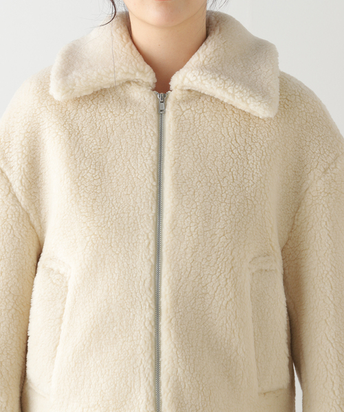 Spick & Span(スピックアンドスパン)の「フェイクファーブルゾン(その他アウター・レディース・アイボリー・FREE)」の19枚目の写真