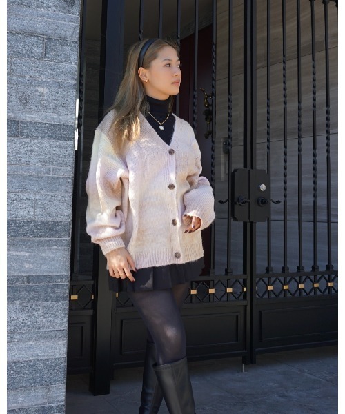 Chouchour（シュシュール）の「【chouchour/シュシュール】グラデーションカーディガン（カーディガン/ボレロ・レディース・スモークピンク・FREE）」の9枚目の写真