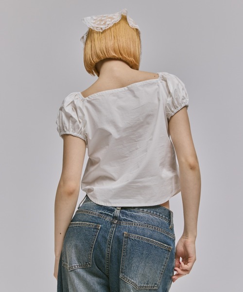 FEKETE（フェケテ）の「2WAY PUFF SLEEVE BLOUSE / 2WAY