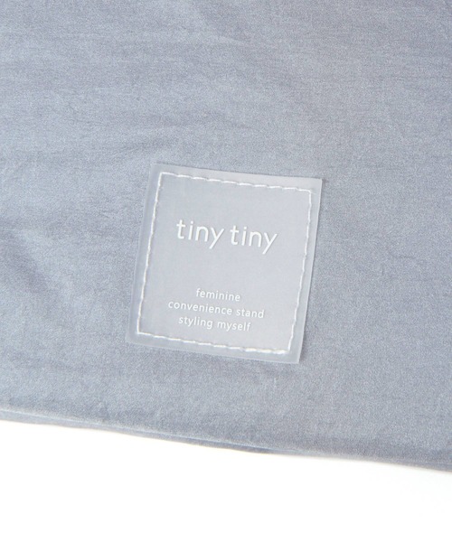 tiny tiny（ティニーティニー）の「ギャザーソフトショルダーバッグM[tiny tiny(ティニーティニー)]（ショルダーバッグ・レディース・ブラック/ブルー/シルバー・0）」の19枚目の写真
