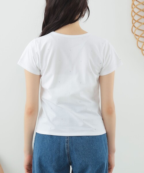 新品未使用 レイビームス ビッグカラー カットソー ホワイト Ray BEAMS（レイビームス）の「Ray BEAMS / シアー チェック