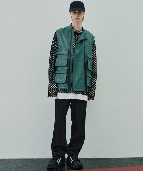 AIVER（アイバー）の「AIVER　カットアウトトラックパンツ（その他パンツ・メンズ・テラコッタ/グレー/ブラック・SMALL/MEDIUM/LARGE）」の16枚目の写真