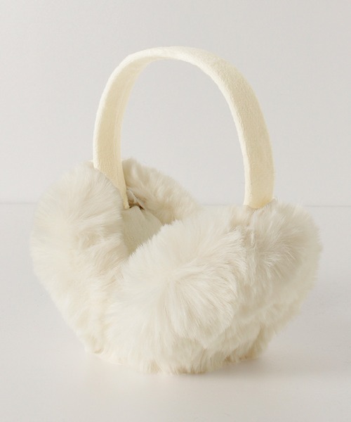 ALWAYS GOOD TIME（オルウェイズグッドタイム）の「ファー耳当て／イヤーマフ　折り畳み可能（イヤーマフ・レディース・ブラウン系2/グレー系2/ブラック系1/ピンク系3/ホワイト系2/グレー系1/ホワイト系3/ホワイト系1/ピンク系1/ブラウン系1/ブラック系2/ピンク系2/ピンク系4・FREE）」の2枚目の写真