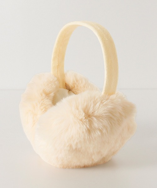 ALWAYS GOOD TIME（オルウェイズグッドタイム）の「ファー耳当て／イヤーマフ　折り畳み可能（イヤーマフ・レディース・ブラウン系2/グレー系2/ブラック系1/ピンク系3/ホワイト系2/グレー系1/ホワイト系3/ホワイト系1/ピンク系1/ブラウン系1/ブラック系2/ピンク系2/ピンク系4・FREE）」の3枚目の写真