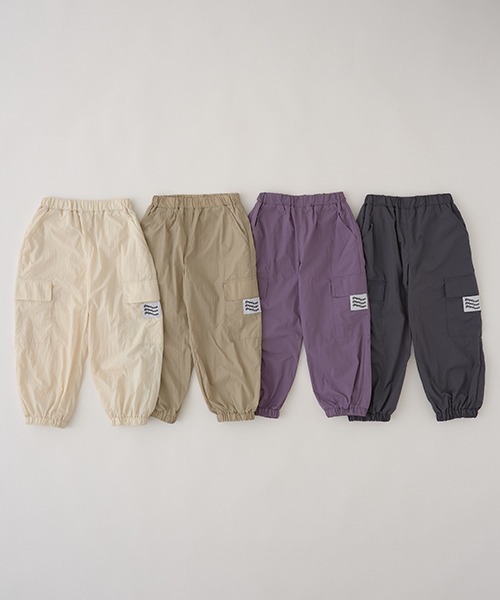 b・ROOM(ビールーム)の「イージーワイドカーゴパンツ(その他パンツ・キッズ・ベージュ/パープル/チャコール/アイボリー・140cm/150cm/100cm/120cm/130cm/110cm)」の10枚目の写真