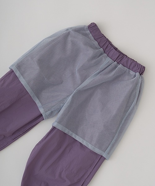 b・ROOM(ビールーム)の「イージーワイドカーゴパンツ(その他パンツ・キッズ・ベージュ/パープル/チャコール/アイボリー・140cm/150cm/100cm/120cm/130cm/110cm)」の9枚目の写真