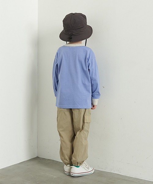 b・ROOM(ビールーム)の「イージーワイドカーゴパンツ(その他パンツ・キッズ・ベージュ/パープル/チャコール/アイボリー・140cm/150cm/100cm/120cm/130cm/110cm)」の14枚目の写真