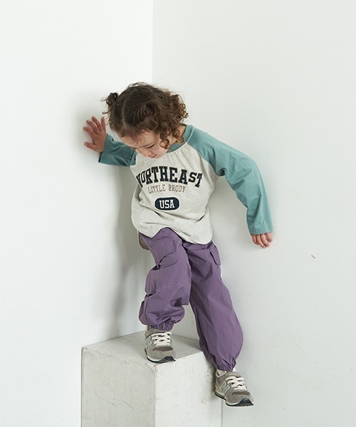 b・ROOM(ビールーム)の「イージーワイドカーゴパンツ(その他パンツ・キッズ・ベージュ/パープル/チャコール/アイボリー・140cm/150cm/100cm/120cm/130cm/110cm)」の17枚目の写真