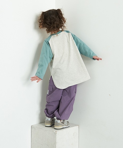 b・ROOM(ビールーム)の「イージーワイドカーゴパンツ(その他パンツ・キッズ・ベージュ/パープル/チャコール/アイボリー・140cm/150cm/100cm/120cm/130cm/110cm)」の18枚目の写真