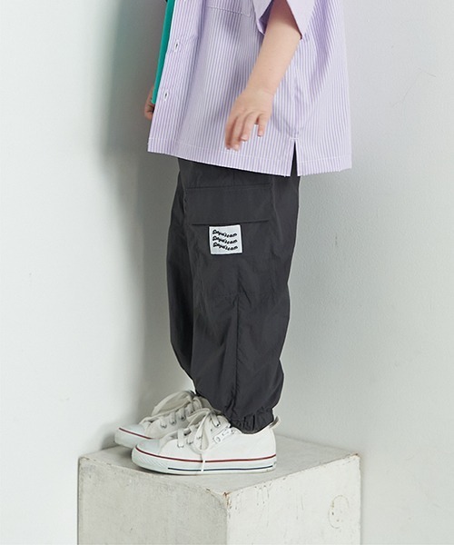 b・ROOM(ビールーム)の「イージーワイドカーゴパンツ(その他パンツ・キッズ・ベージュ/パープル/チャコール/アイボリー・140cm/150cm/100cm/120cm/130cm/110cm)」の20枚目の写真