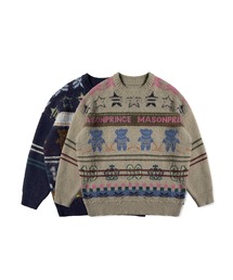 MASONPRINCE ニット・セーター MASONPRINCE セーター ニット レトロコントラストボーダー