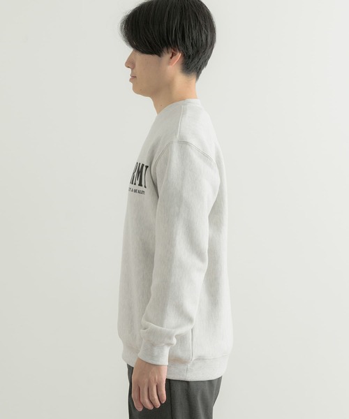 ITEMS URBANRESEARCH（アイテムズ アーバンリサーチ）の「ARMY Logo スウェットプルオーバー（スウェット・メンズ・カーキ/オートミール・MEDIUM/LARGE）」の15枚目の写真