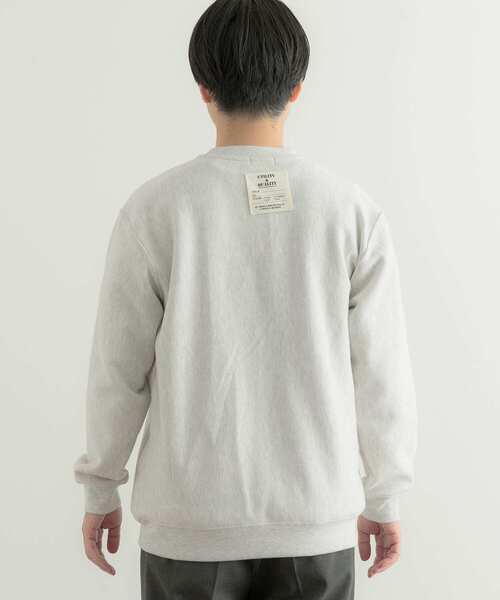 ITEMS URBANRESEARCH（アイテムズ アーバンリサーチ）の「ARMY Logo スウェットプルオーバー（スウェット・メンズ・カーキ/オートミール・MEDIUM/LARGE）」の16枚目の写真