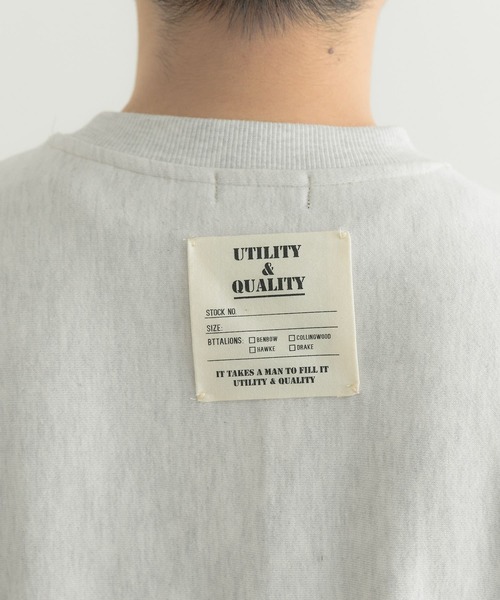 ITEMS URBANRESEARCH（アイテムズ アーバンリサーチ）の「ARMY Logo スウェットプルオーバー（スウェット・メンズ・カーキ/オートミール・MEDIUM/LARGE）」の20枚目の写真