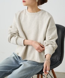 PUAL CE CIN | シンプル裏毛スウェットショートプルオーバー(スウェット)