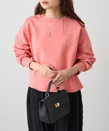 PUAL CE CIN | シンプル裏毛スウェットショートプルオーバー(スウェット)