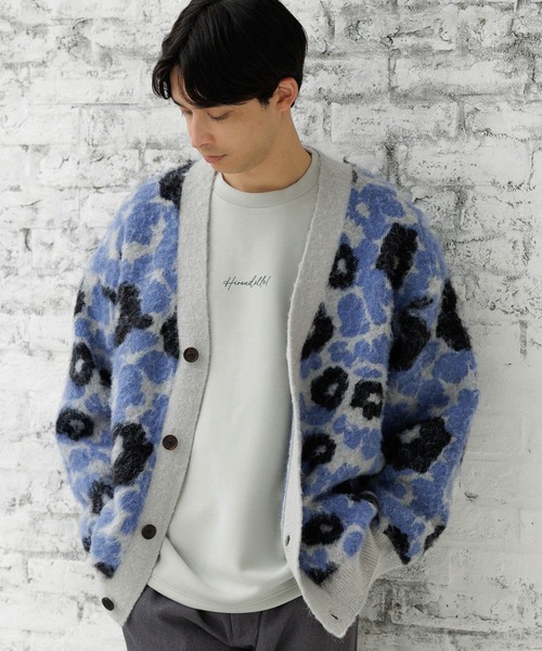 LAKOLE(ラコレ)の「フラワーシャギーカーデ / 992095(カーディガン/ボレロ・メンズ・ピンク/ブルー/アイボリー・MEDIUM/LARGE/X-LARGE)」の2枚目の写真