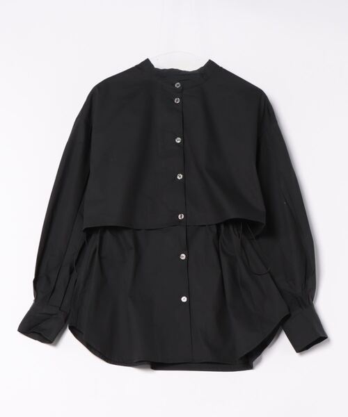 STYLEBLOCK(スタイルブロック)の「ブロードフライヨークブラウス(シャツ/ブラウス・レディース・ライトベージュ/グリーン系その他/ホワイト/ブラック/ライトブルー・M)」の3枚目の写真